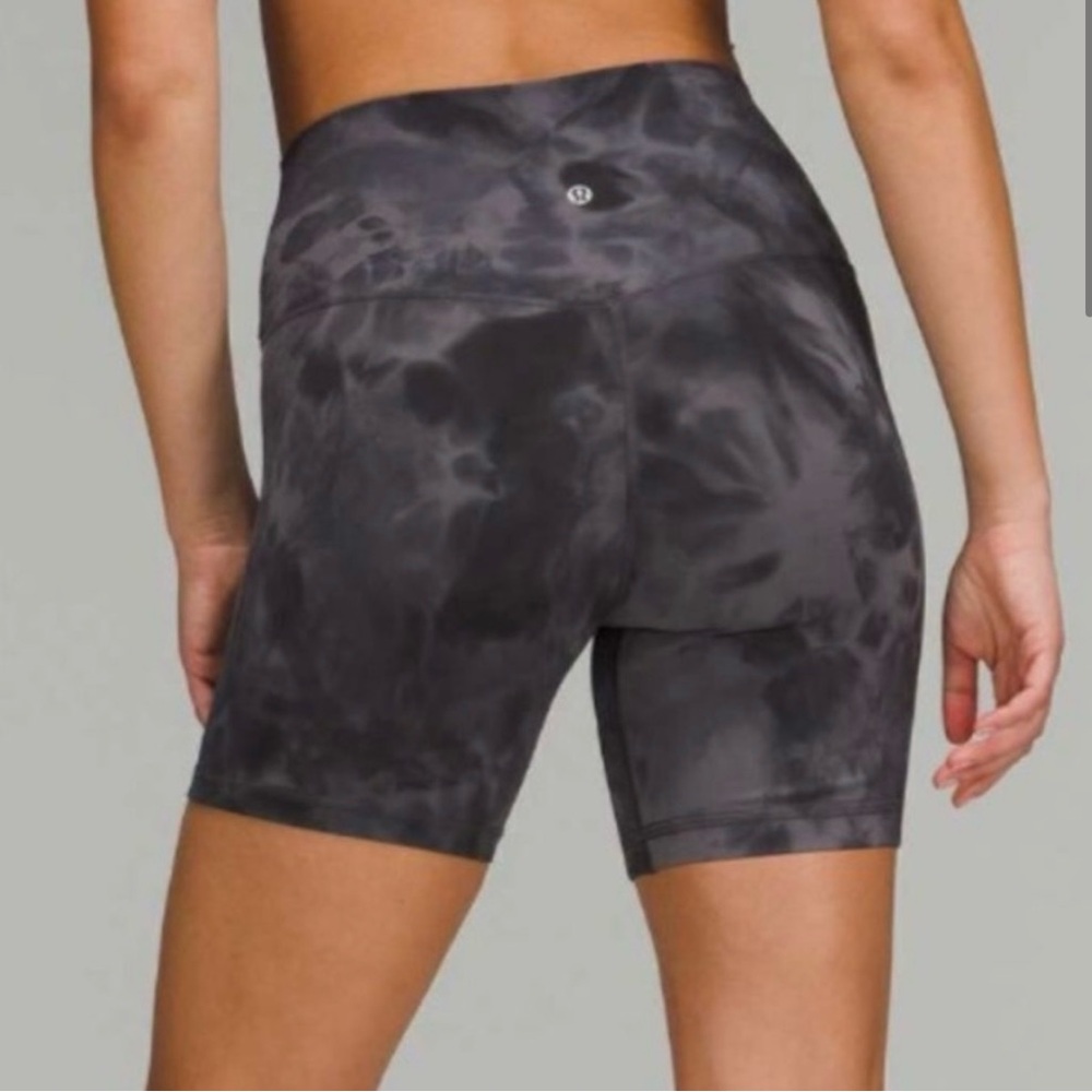 LULULEMON DIAMOND DYE ALIGN BIKER SHORTS 8”inseam
